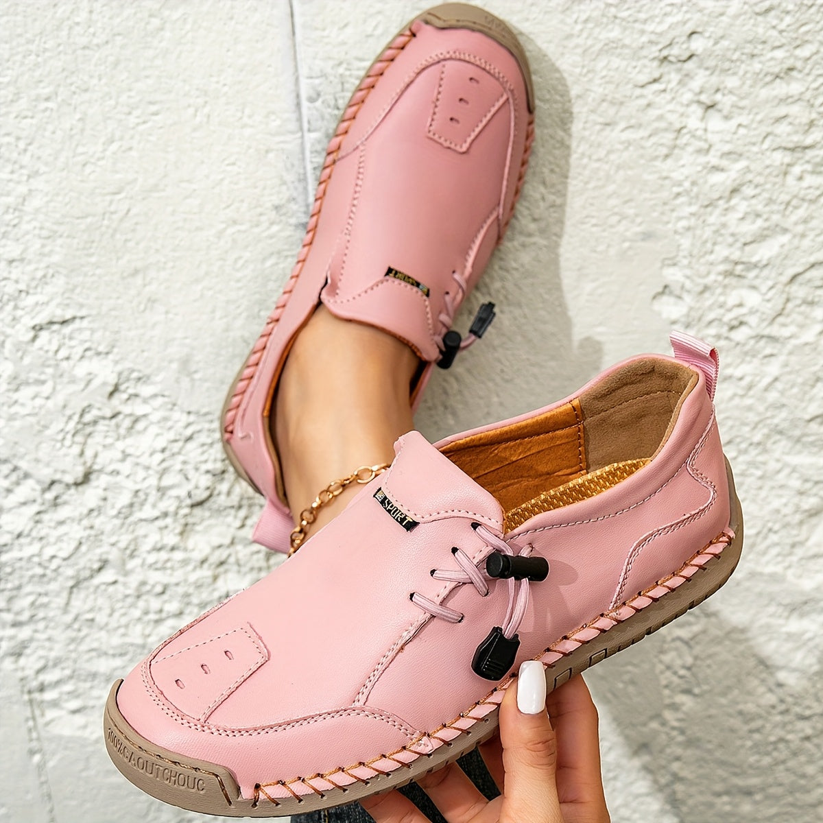 Women's Slip-On Loafers - Vintage British Style Handcrafted Microfiber Cover Upper, Rubber Sole with Breathable Fabric Lining and Tassel Detailing - Easy to Wear for Casual Formal Occasions, Durable Multi-Functional Footwear,