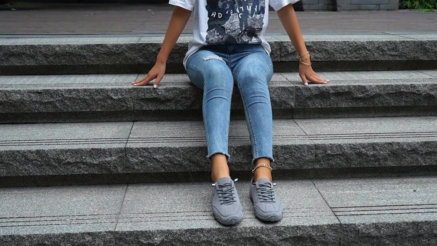 Women's Vintage-Inspired Octopus Sneakers - Versatile Lace-Up, Non-Slip Rubber Sole for Fitness & Casual Wear