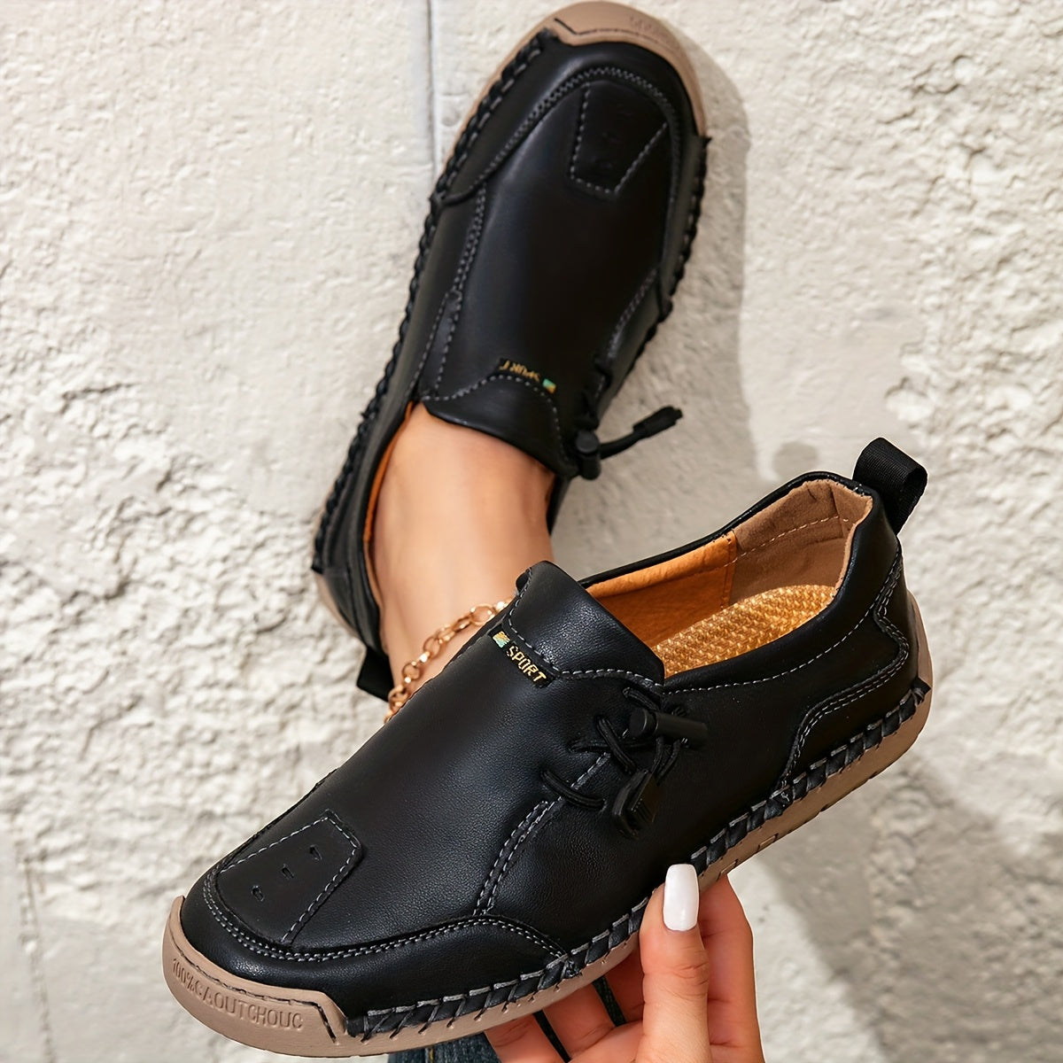 Women's Slip-On Loafers - Vintage British Style Handcrafted Microfiber Cover Upper, Rubber Sole with Breathable Fabric Lining and Tassel Detailing - Easy to Wear for Casual Formal Occasions, Durable Multi-Functional Footwear,