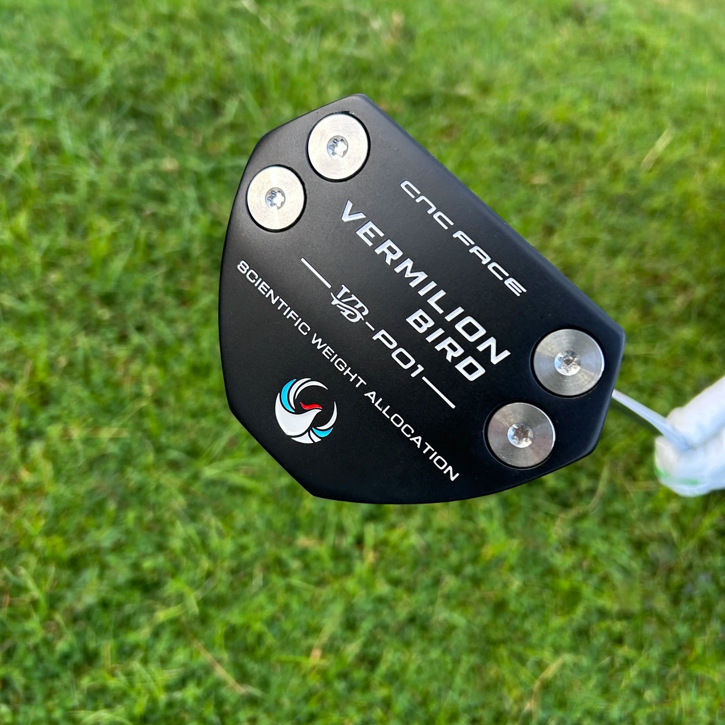 【Vermilion Bird Putter】Golf Putter Zinc Alloy with Steel Shaft Non-Slip PU Grip for Accurate Putting, Great Feel