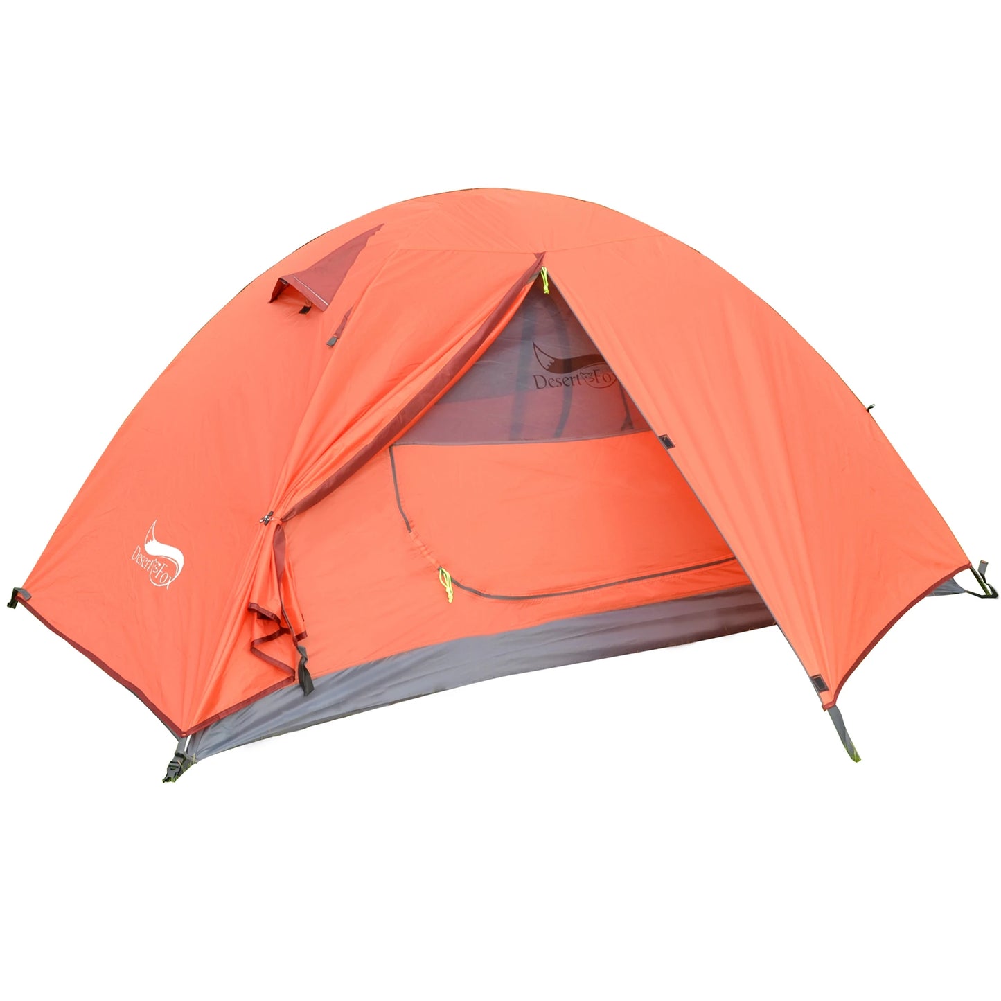 Desert Fox Camping Tents 1/2/3 Person Outdoor Lightweight Backpacking Tent Waterproof 3 Season Tent for Family Hiking Travelling