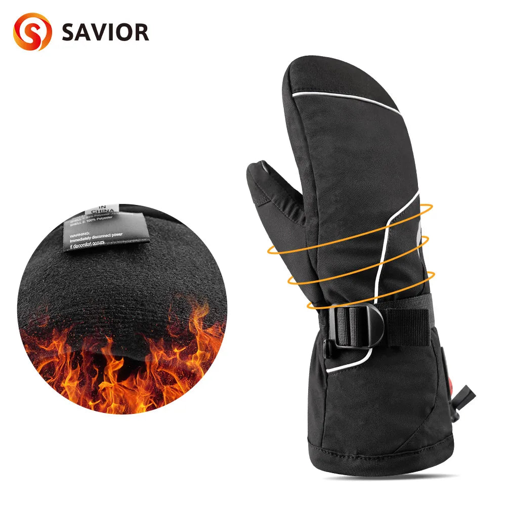 Winter Gloves 3M Cotton Heating Hand Warmer Electric Thermal Gloves Waterproof Snowboard Cycling Motorcycle Bicycle Ski Outdoor