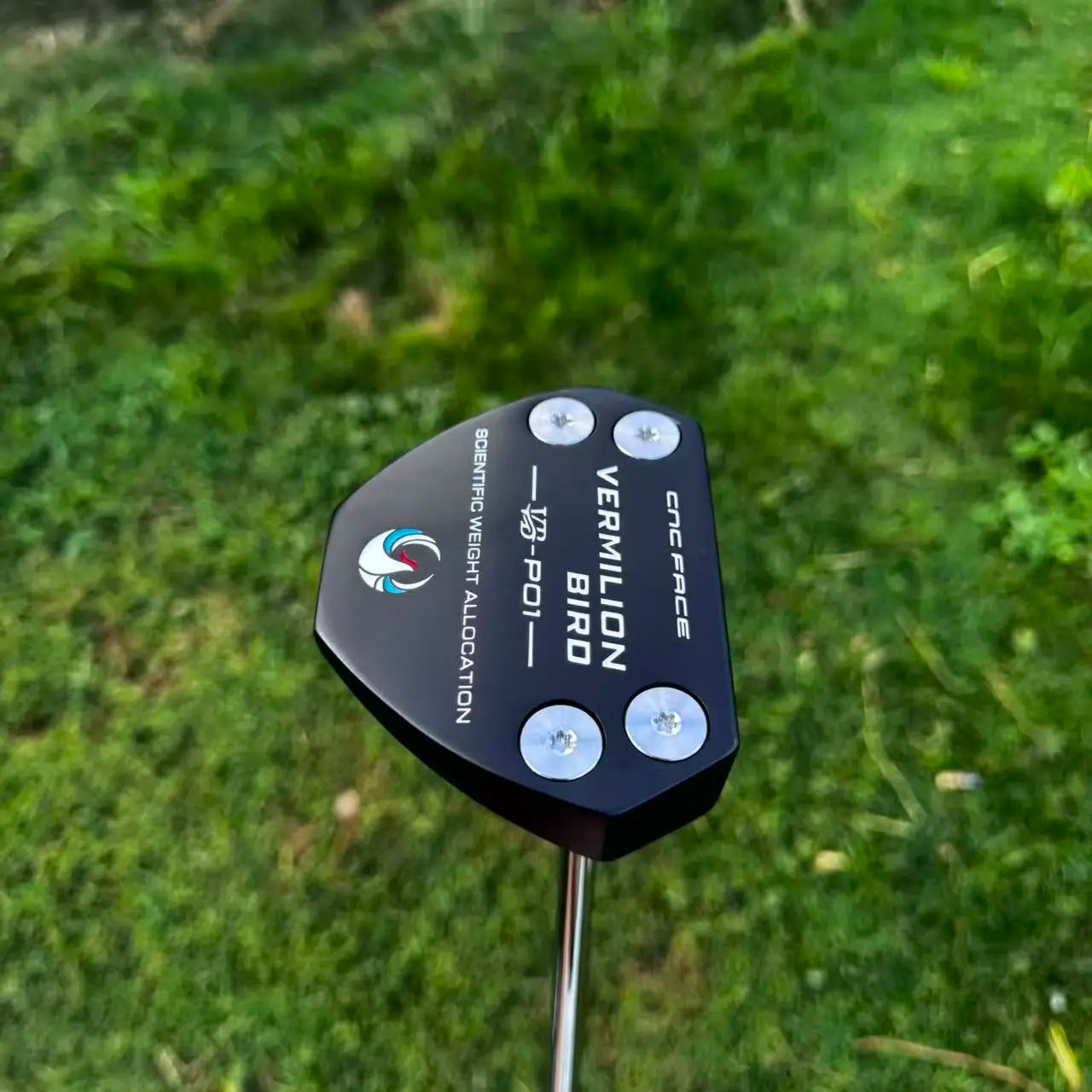 【Vermilion Bird Putter】Golf Putter Zinc Alloy with Steel Shaft Non-Slip PU Grip for Accurate Putting, Great Feel