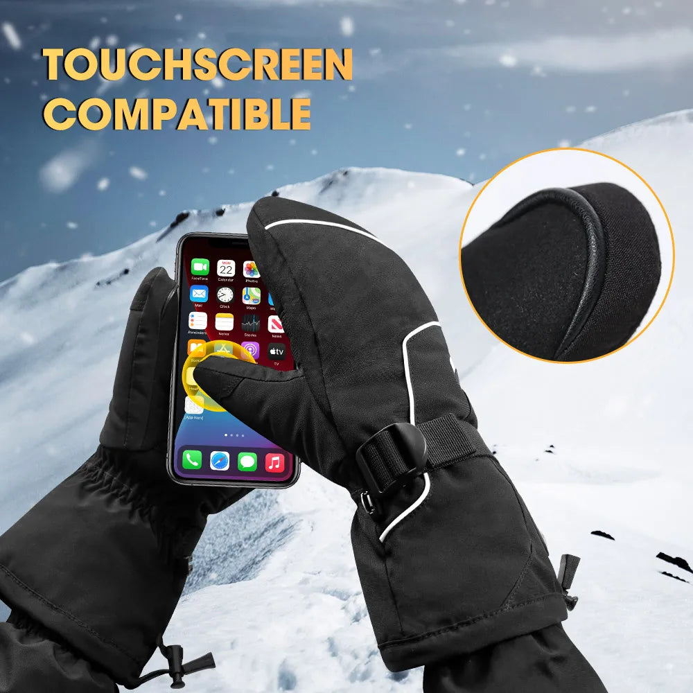 Winter Gloves 3M Cotton Heating Hand Warmer Electric Thermal Gloves Waterproof Snowboard Cycling Motorcycle Bicycle Ski Outdoor