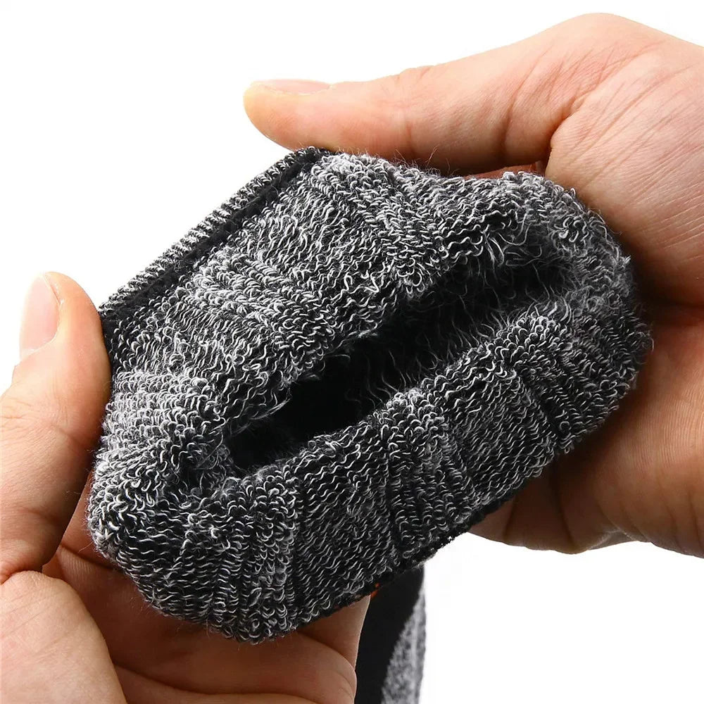 5 Pairs Socks Men Anti Blister Autumn Winter Terry Socks Outdoor Sports Running Cycling Marathon Camping Trekking Rugby Socks