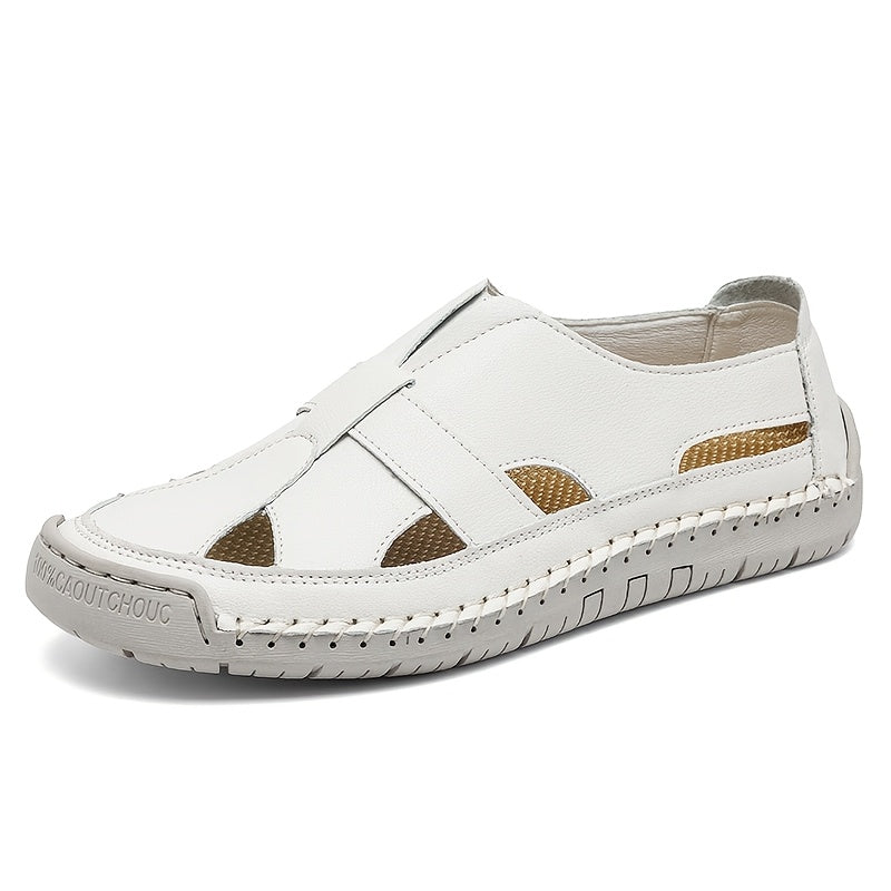 [Casual Summer Sandals] Summer Women's Casual Sandals | Breathable Hollow-Out Design, Non-Slip Rubber Sole, Adjustable Hook & Loop Closure, Round Toe Low-Cut Beach Shoes for Hiking, Couples, Multiple Colors Available