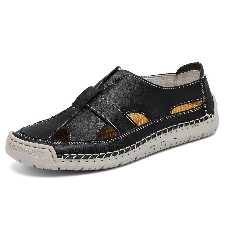[Casual Summer Sandals] Summer Women's Casual Sandals | Breathable Hollow-Out Design, Non-Slip Rubber Sole, Adjustable Hook & Loop Closure, Round Toe Low-Cut Beach Shoes for Hiking, Couples, Multiple Colors Available