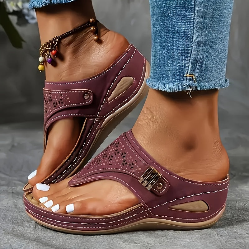 [Breathable Sports Sandals] Breathable Sports Sandals, Fashionable Solid-color Mesh | Wear-resistant And Non-slip Flip-flops, Casual And Versatile Open-toed Beach Slippers