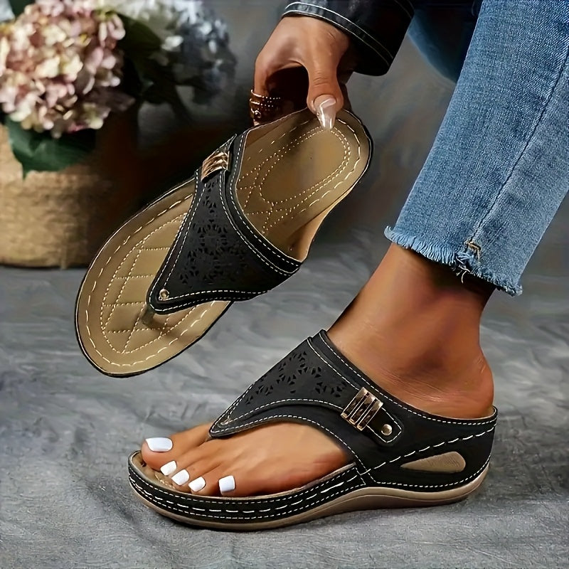 [Breathable Sports Sandals] Breathable Sports Sandals, Fashionable Solid-color Mesh | Wear-resistant And Non-slip Flip-flops, Casual And Versatile Open-toed Beach Slippers