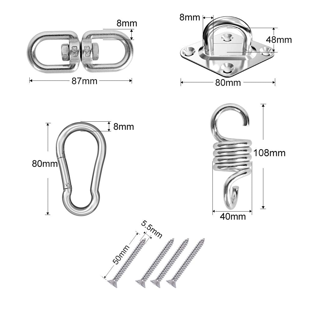 360° Hammock Chair Hanging Kit by Komorebi