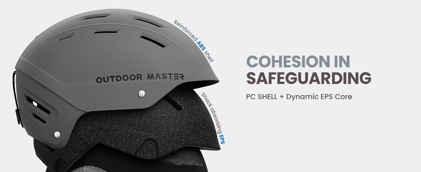 OutdoorMaster MIPS Ski Helmet - Kelvin II MIPS Snow Sport Helmet Snowboard Helmet for Men Women & Youth