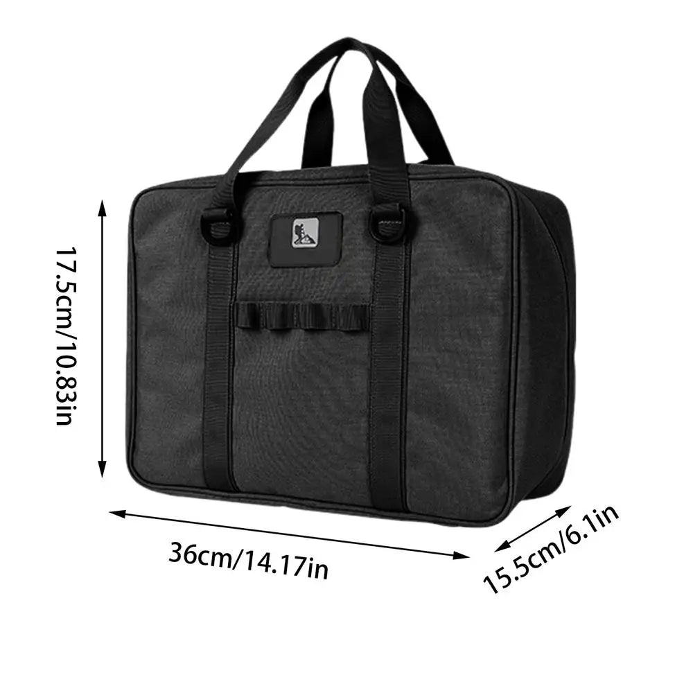Portable Outdoor Camping Utensil Bag Waterproof Oxford Travel Bag Stove Pouch Cooking Utensils For BBQ Camping Cookware Hiking