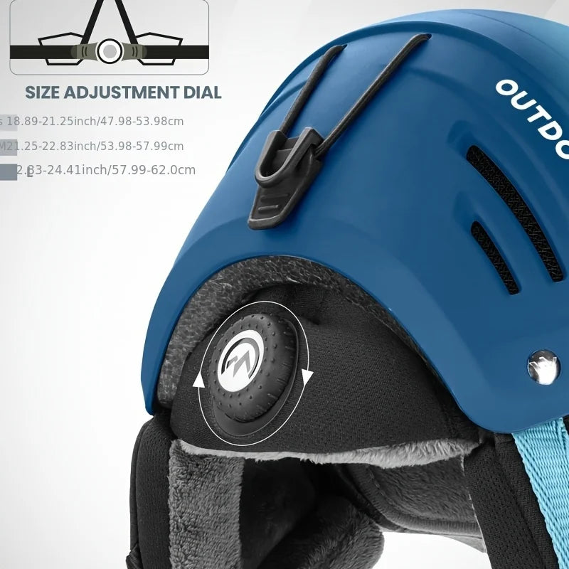 OutdoorMaster MIPS Ski Helmet - Kelvin II MIPS Snow Sport Helmet Snowboard Helmet for Men Women & Youth