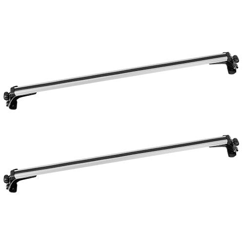 47.24in Universal Top Roof Rack Cross Bar Cargo Carrier Aluminum Crossbar Rack w/ 165LBS Capacity Fit for Most Vehicle Wagon Car Without Roof Side Rai - Black by VYSN