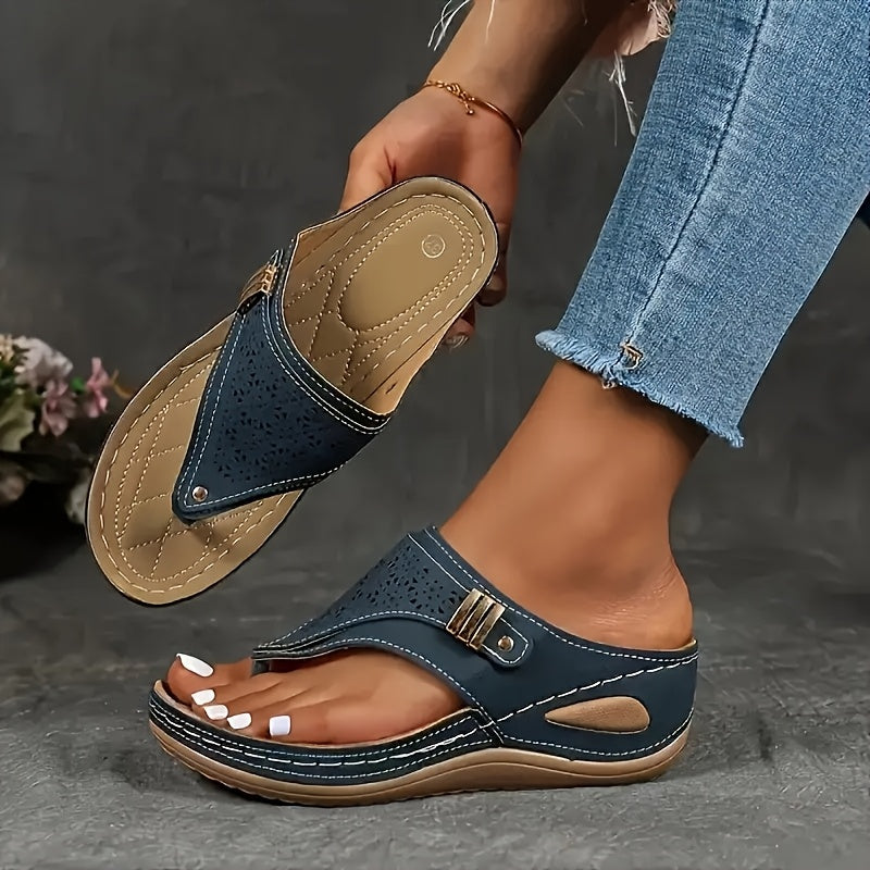 [Breathable Sports Sandals] Breathable Sports Sandals, Fashionable Solid-color Mesh | Wear-resistant And Non-slip Flip-flops, Casual And Versatile Open-toed Beach Slippers